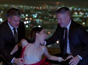TUSHY Sultry Actress Emily Gets DPed by her two Co-stars - Emily wi...