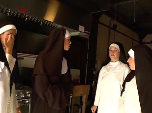 Nasty Nun Gets Hardcore Fucked By A Guy With A Foot Fetish