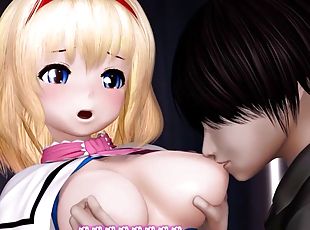 Japanese teenager girl in 3d games - Hard Core
