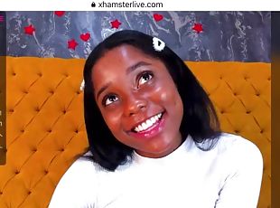 Amateur ebony teen wonderful cam show video
