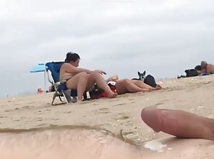 amatir, cumshot-keluarnya-sperma, pantai