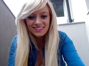 onani, amatør, teenager, legetøj, blond, webcam, solo