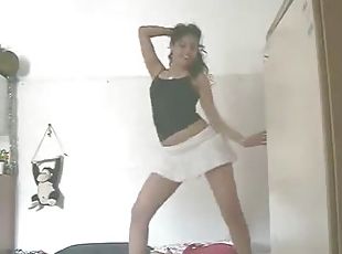 Sexy Bedroom Dance With A Naughty Teen