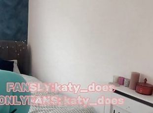 Cum Over British Teacher Ms Katy’s Tits (MILF Katy_does) and naught...