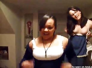 Flashing Action With Naughty Teens In Homemade Video