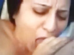A Mouthful Of Hot Cum For A Horny Babe In Homemade Video