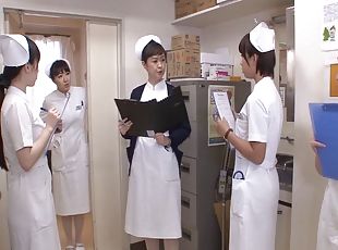 asiatique, infirmière, hardcore, japonais, uniformes, réalité, juteuse