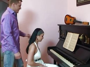 Piano Player Ally Style Gets Interrupted By Her Boyfriend With A Ha...