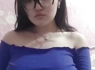 asia, payudara-besar, amatir, remaja, webcam, seorang-diri, menggoda