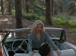 Incredibly Sexy Kate Vernon Gets Fucked In a Convertible Car Outdoors