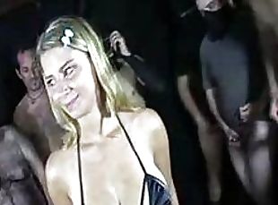 Busty Blonde Katerina Hartlova In Bukkake Gangbang