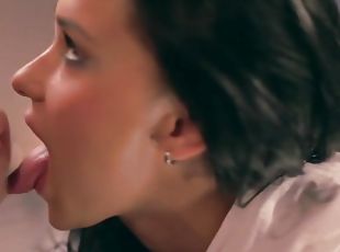 Amazing Blowjob Experience From Brunette