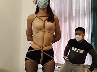 アジアの, bdsm, 中国人, ボンデージ