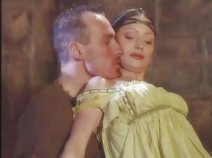 Cleare and jyulia dp orgy with gladiators in the cage
