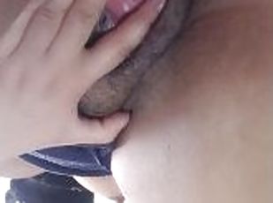 look under my pussy she is ejaculating a lot asking for dick???????...