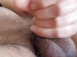 asiatisk, hårete, monster, amatør, cumshot, stor-pikk, handjob, indian-jenter, cum, pikk