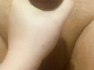 Teasing my husbands dick with a massage and masturbation to make hi...