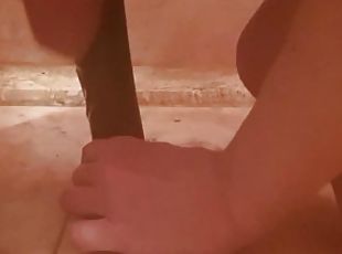 banhos, amador, anal, gay, bochechuda, europeia, euro, dildo, sozinho