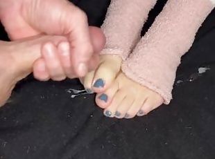 Bruno and my first FOOT FETISH COMPILATION with lots of HUGE CUMSHO...