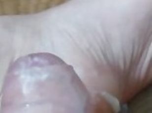 masturbation, amateur, ejaculation-sur-le-corps, pieds, britannique, fétiche, solo, réalité