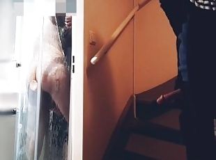 straight roommate caught secretly jerk off while hot guy fuck himse...