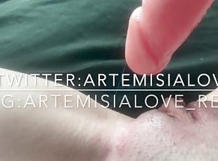 Artemisia Love POV_ playing with her wet pussy and her dildo_twitte...