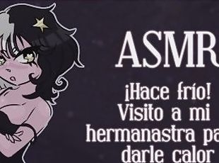 ASMR Español ???? Calentando la cama de mi hermanastra en una noche...