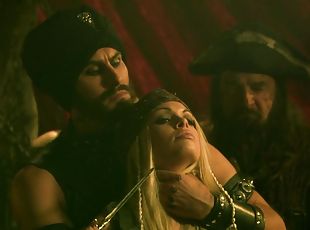 Great pirate movie XXX parody with blonde slut Jesse Jane