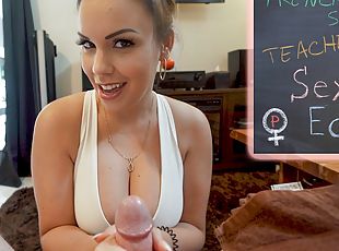 FRENCH STEPMOM TEACHES SEX ED - PART 1 - PREVIEW - ImMeganLive x WC...