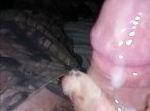 masturbation, amateur, énorme-bite, ejaculation, solo, bite