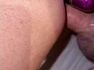 Submission training my fiance. First time crying moaning double pen...