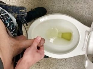 Taking a nice piss in public restroom at work felt so fucking good ...
