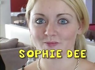 Busty pretty blonde slut Sophie Dee gets dick deeply inside in all ...