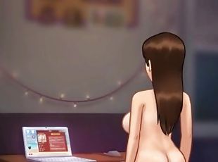 orta-yaşlı-seksi-kadın, animasyon, pornografik-içerikli-anime, kız-kardeş