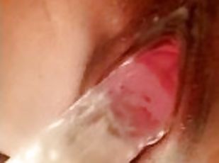 cul, masturbation, amateur, ébène, ados, jouet, pute, gode, solo