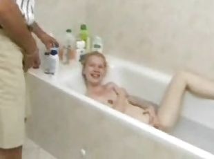 bañando, cuatro-patas, coño-pussy, babes, mamada, hardcore, rubia