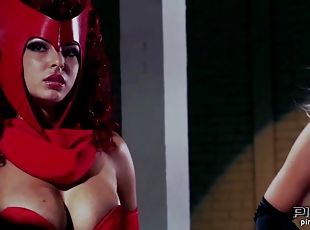 gros-nichons, babes, lesbienne, hardcore, pornstar, fétiche, latex, brunette