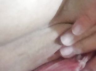 grosse, masturbation, mamelons, orgasme, chatte-pussy, amateur, branlette, belle-femme-ronde, doigtage, blonde
