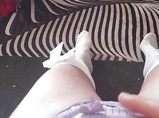 masturbation, amateur, gay, bas, culotte, britannique