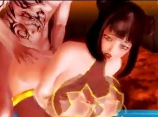 3D Hentai Custom Girl with Massive Breasts - Sensual Anal Session-L...