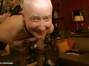 Submissive Slaves Fucked At Bdsm Party - Nerine Mechanique And Maes...