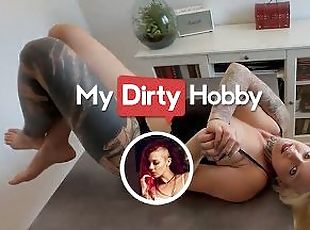 MyDirtyHobby - Tied amateur fucked hard on the kitchen table
