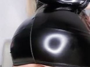 bdsm, slave, blond, latex, elskerinne, dominans, femdom, lær