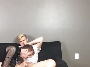 amatör, avsugning, cumshot, gigantisk-kuk, gay, deepthroat, par, twink, kuk