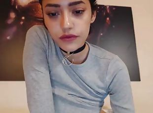 webcam, solo, brunette