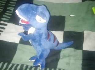 Blue dinosaur t-rex Peeing 2/366