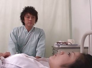 aasia, suurtiss, meditsiiniõde, suhuvõtmine, hardcore, jaapani, kättevõtmine, paar, naturaalne, ulakas