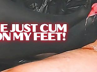 orgasm, strumpbyxor, bdsm, slav, fötter, sprut, bondage, älskarinna, footrunk, femdom