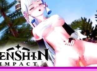 Genshin Impact - Ayaka is desperate for you