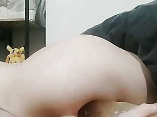 amateur, anal, juguete, gay, francés, jóvenes18, europeo, euro, consolador, a-solas